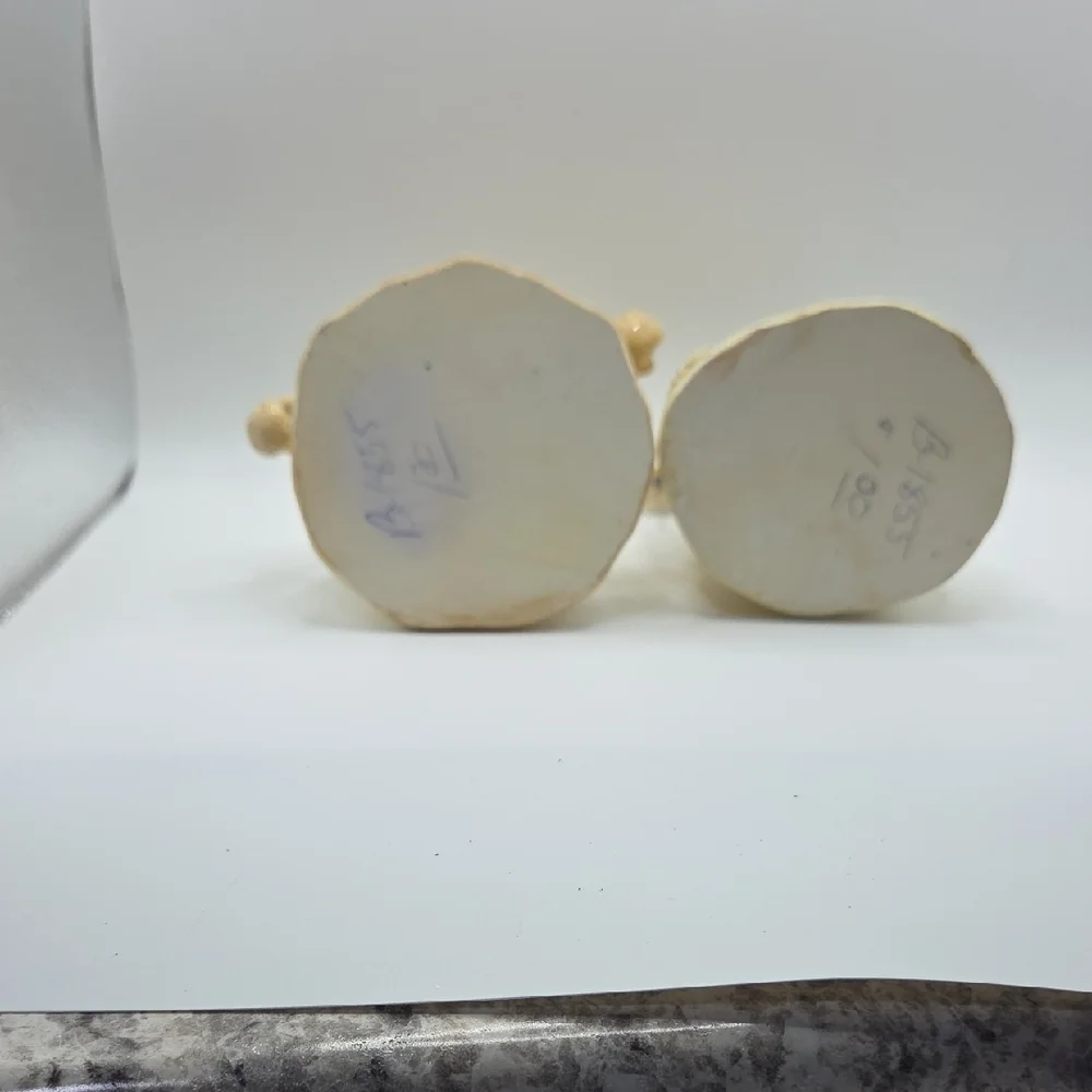 Festive Snowman Figurines - Cream and Tan